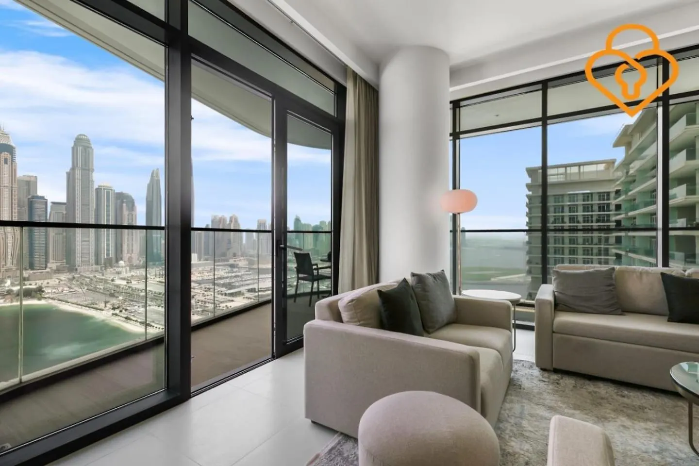 Keysplease Marina Vista 3 Bedroom Private Beach, Emaar Beachfront 迪拜
