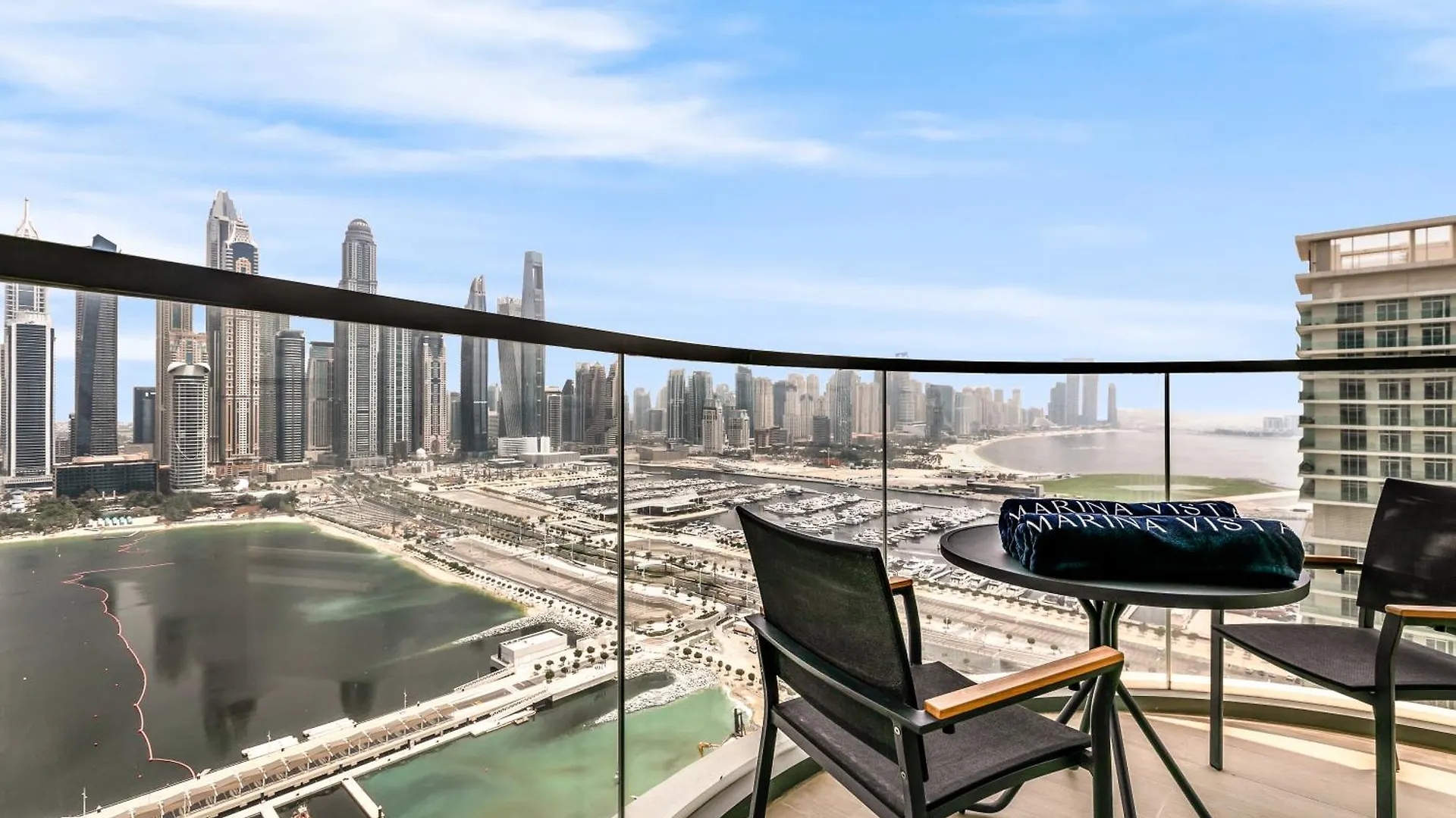 Keysplease Marina Vista 3 Bedroom Private Beach, Emaar Beachfront location