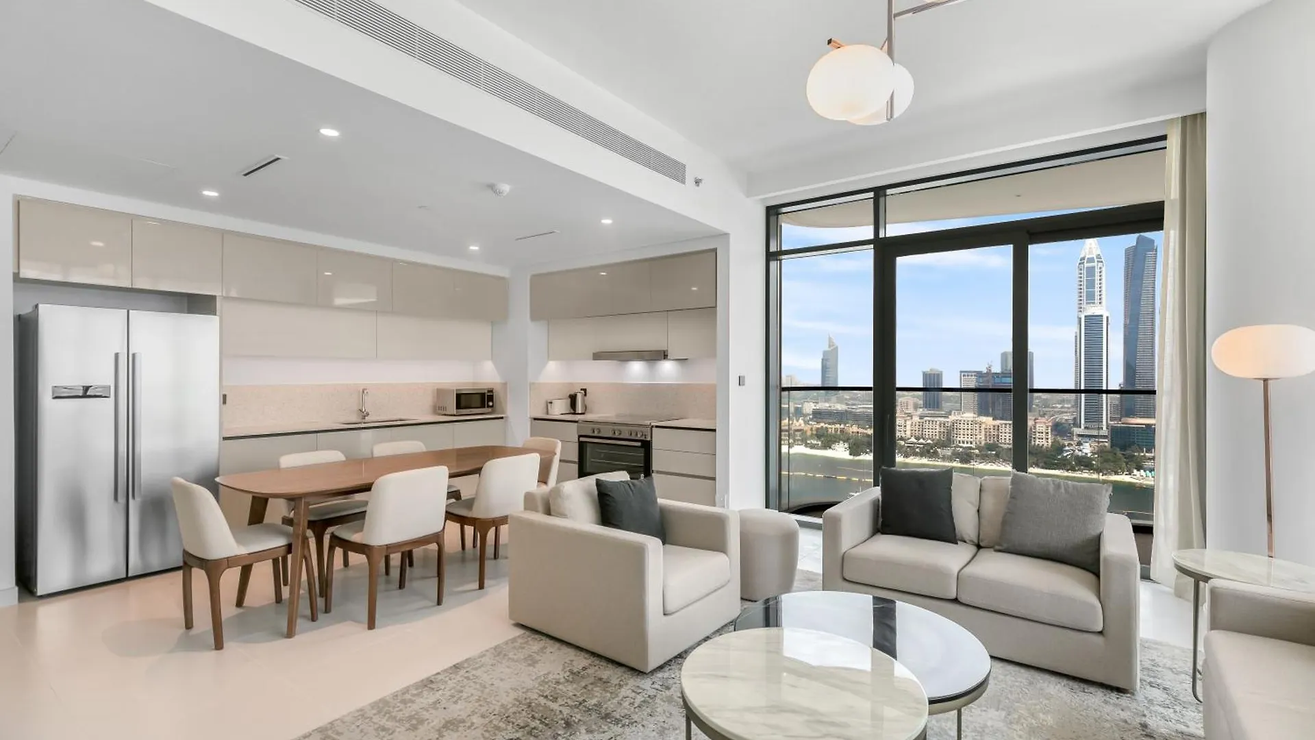 Keysplease Marina Vista 3 Bedroom Private Beach, Emaar Beachfront 迪拜