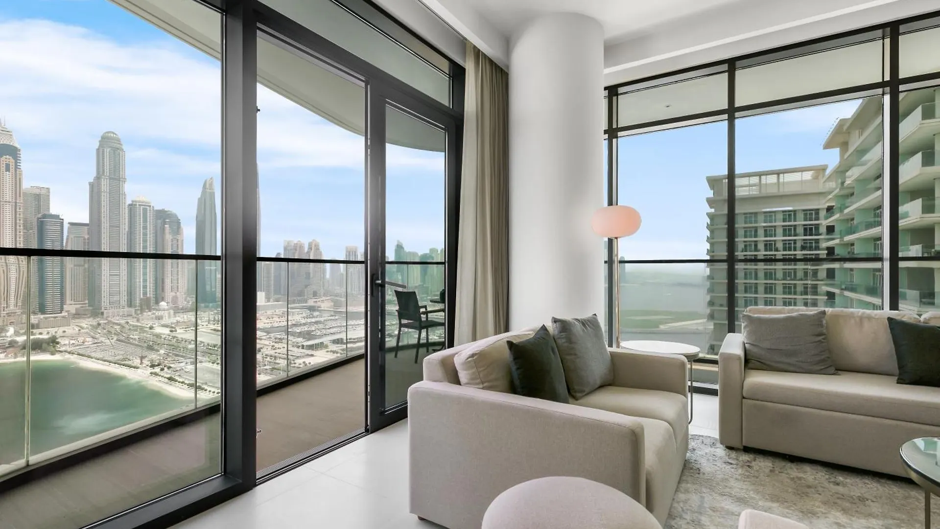 Keysplease Marina Vista 3 Bedroom Private Beach, Emaar Beachfront Dubai Lejlighed