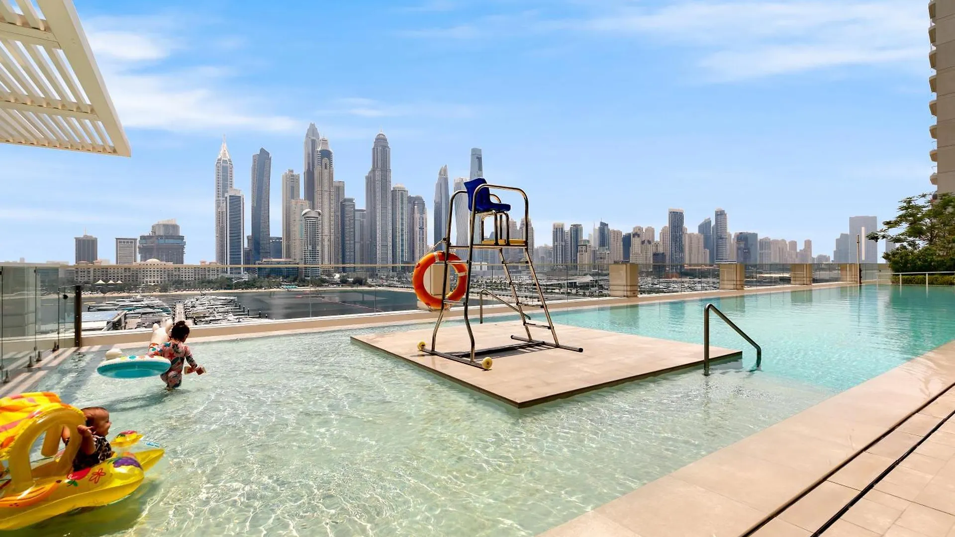 Lejlighed Keysplease Marina Vista 3 Bedroom Private Beach, Emaar Beachfront Dubai Forenede Arabiske Emirater